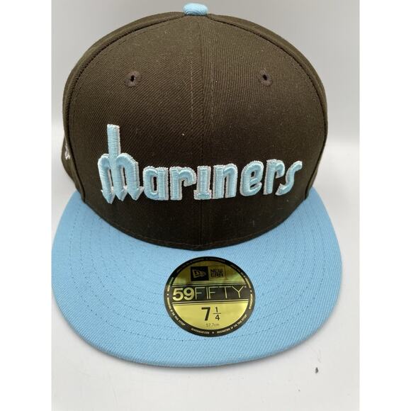 Seattle Mariners 59FIFTY Fitted Cooperstown Hat - Size 7 1/4 - Picture 2 of 8